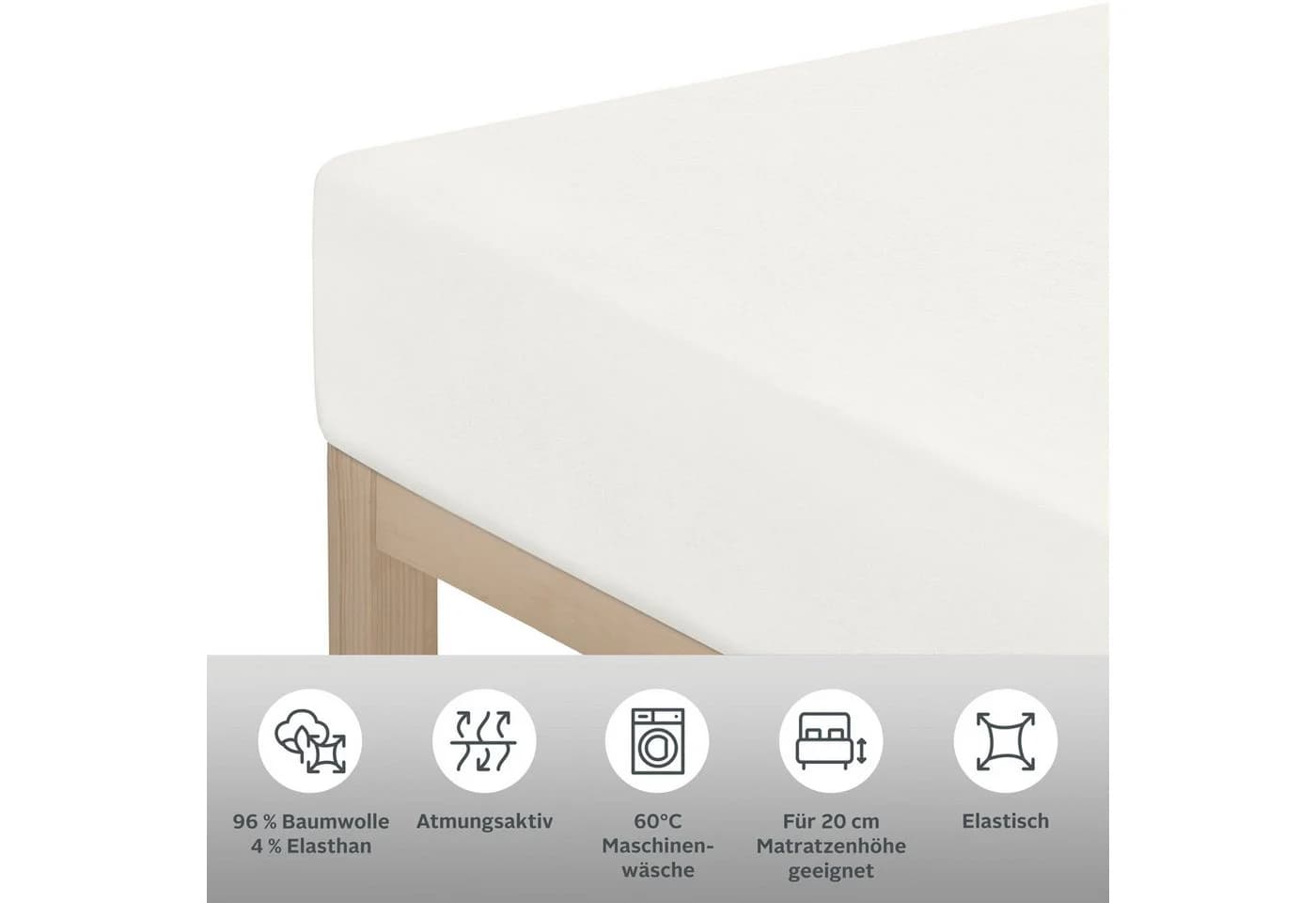 Spannbettlaken OTTO HOME Cremona 180x200 cm - Bild 4