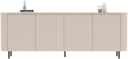 INOSIGN Sideboard Lido 231 cm Breite Cashmere Push-to-open Bild 2