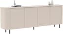 INOSIGN Sideboard Lido 231 cm Breite Cashmere Push-to-open Bild 3
