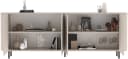INOSIGN Sideboard Lido 231 cm Breite Cashmere Push-to-open Bild 4