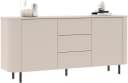INOSIGN Sideboard Lido 181 cm breit, 2 Türen, 3 Schubkästen, Kommode, Stauraumschrank, Cashmere Bild 4