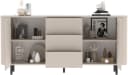 INOSIGN Sideboard Lido 181 cm breit, 2 Türen, 3 Schubkästen, Kommode, Stauraumschrank, Cashmere Bild 5