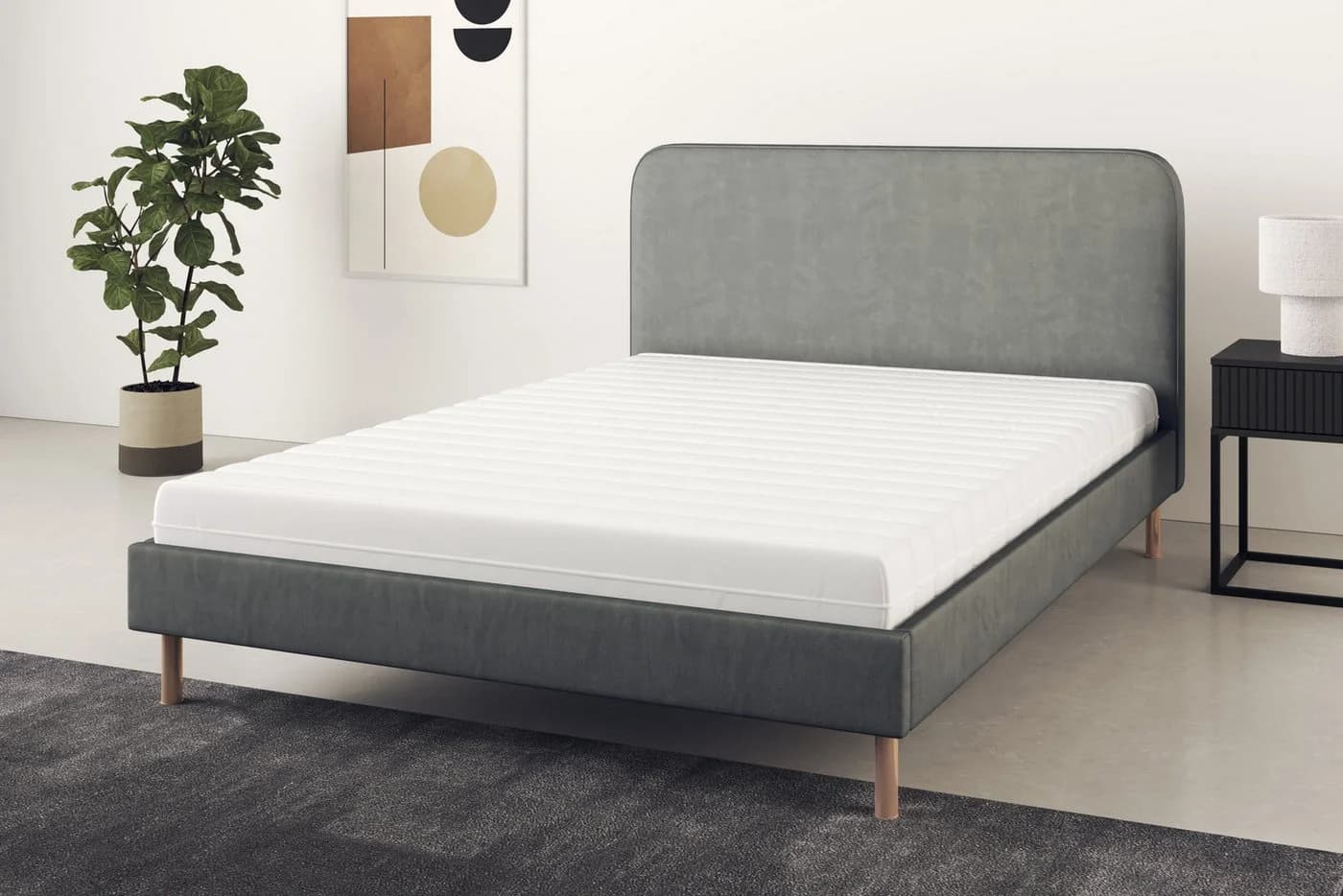 my home Livja 16 Komfortschaummatratze 7-Zonen, Wendematratze, Ergonomisch, Atmungsaktiv, 2 Härtegrade