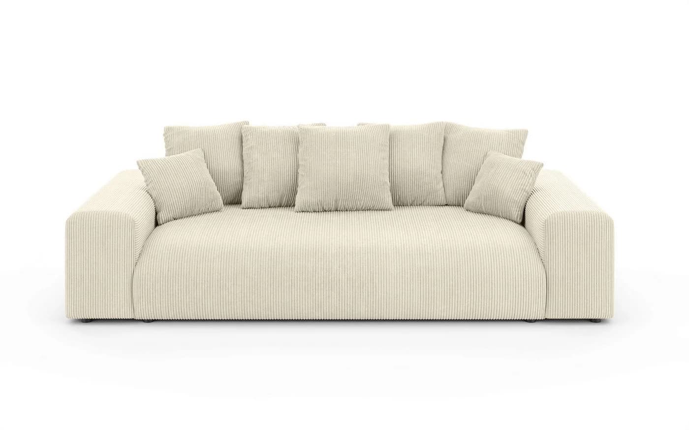 HOME AFFAIRE LAKESIDE 3-Sitzer Schlafsofa mit Bettkasten Beige