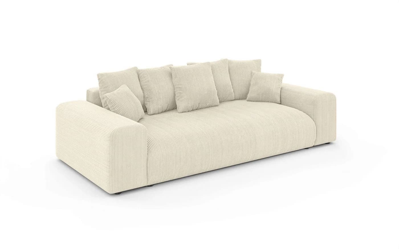 HOME AFFAIRE LAKESIDE 3-Sitzer Schlafsofa mit Bettkasten Beige - Bild 4