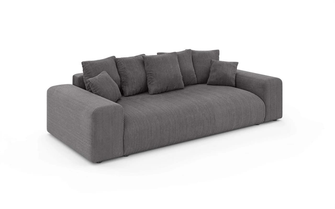 HOME AFFAIRE LAKESIDE 3-Sitzer Schlafsofa mit Bettkasten, 256,5 cm, Wellenunterfederung - Bild 4