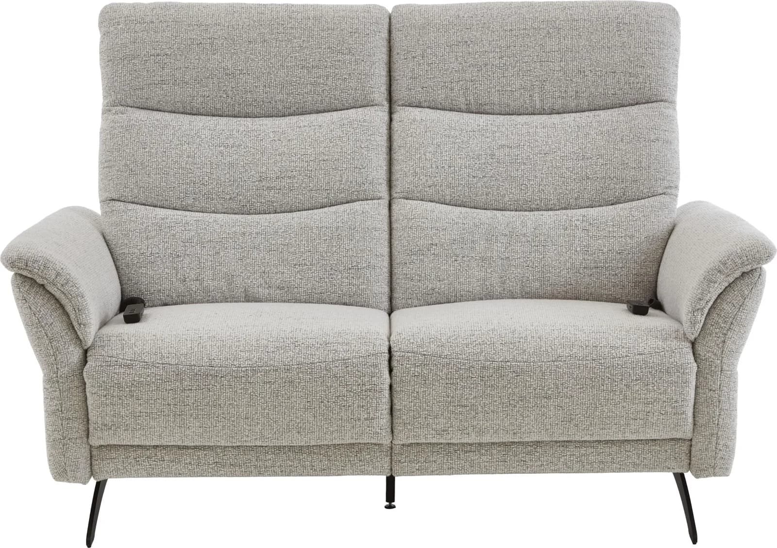 Home Affaire Aventis Sofa 2-Sitzer Silber mit Relaxfunktion