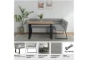 Essbank OTTO HOME Ivanna Anthrazit Schwarz Bild 3