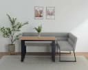 Essbank OTTO HOME Ivanna Hellgrau Schwarz Bild 1