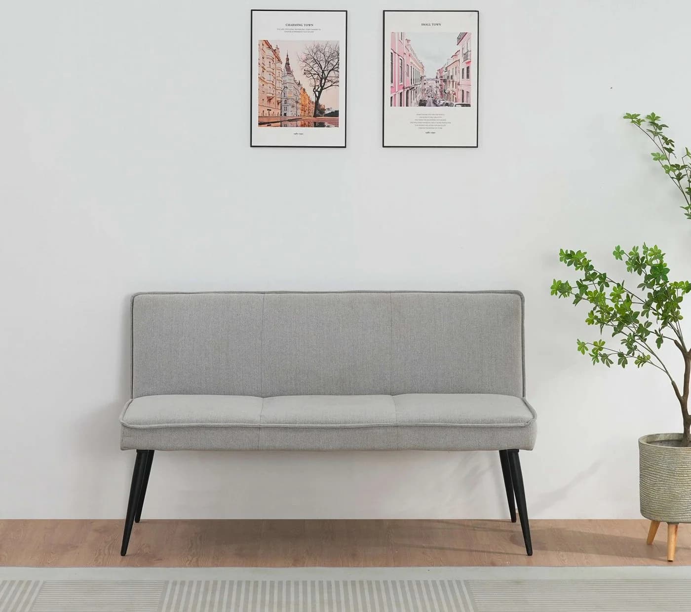 OTTO home Essbank Ianna, Sitzbank 140 cm, gepolstert, Metallbeine - Bild 2