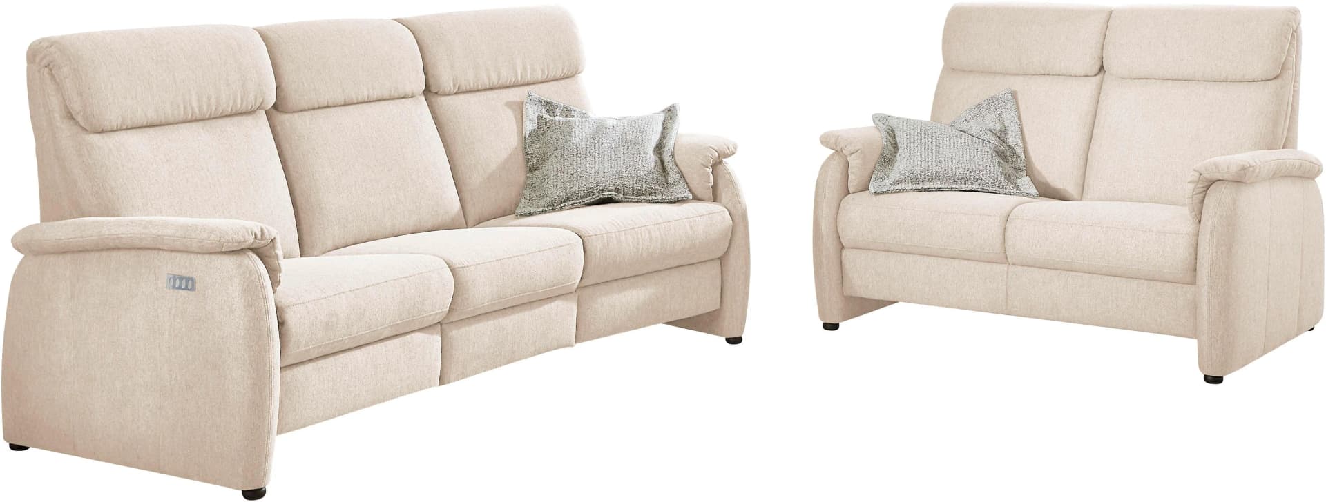 Polstergarnitur Home Affaire Turin 2,5- & 3-Sitzer Relax sand