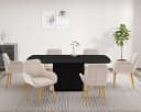 Esszimmerstuhl OTTO HOME Evinnia Beige Massivholz Bild 1