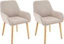 Esszimmerstuhl OTTO HOME Evinnia Beige Massivholz Bild 2