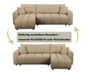 Ecksofa OTTO HOME YLVAA L-Form 241 cm Schlafsofa Beige Boxspring Bild 4