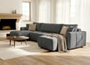 OTTO HOME Wohnlandschaft YLVAA U-Form Schlafsofa Anthrazit Boxspring Bild 2