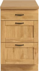 Unterschrank HOME AFFAIRE Teramo Massivholz Kiefer 3 Schubkästen Bild 1
