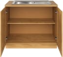 Spülenschrank HOME AFFAIRE Teramo Massivholz Natur Bild 3