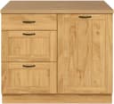 Unterschrank HOME AFFAIRE Teramo Massivholz Kiefer Natur Bild 1
