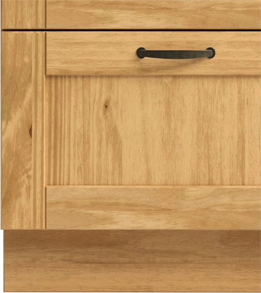 Unterschrank HOME AFFAIRE Teramo Massivholz Kiefer Natur - Bild 5