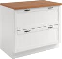 Unterschrank HOME AFFAIRE Teramo Weiß/Honig Massivholz Bild 2