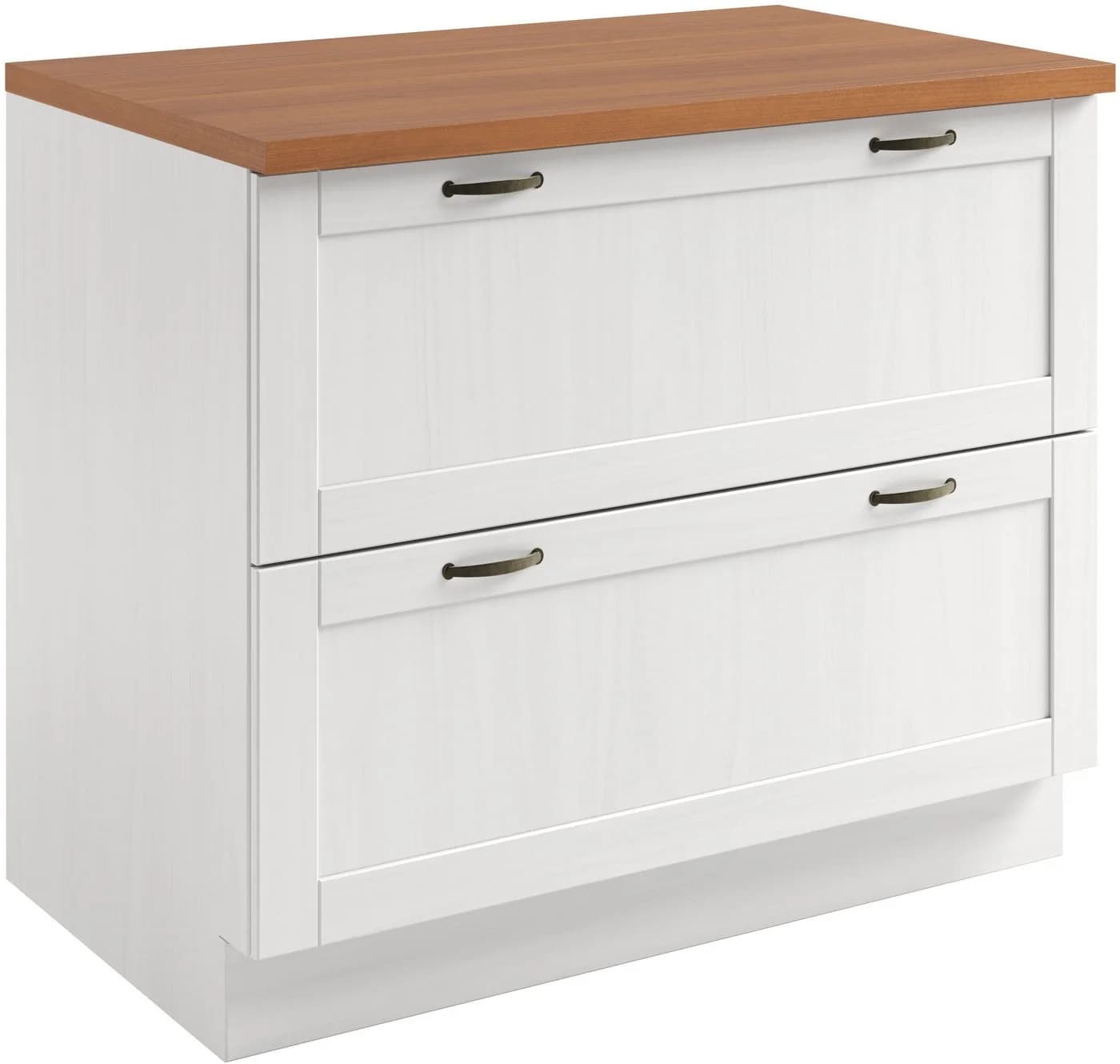 Unterschrank HOME AFFAIRE Teramo Weiß/Honig Massivholz - Bild 2