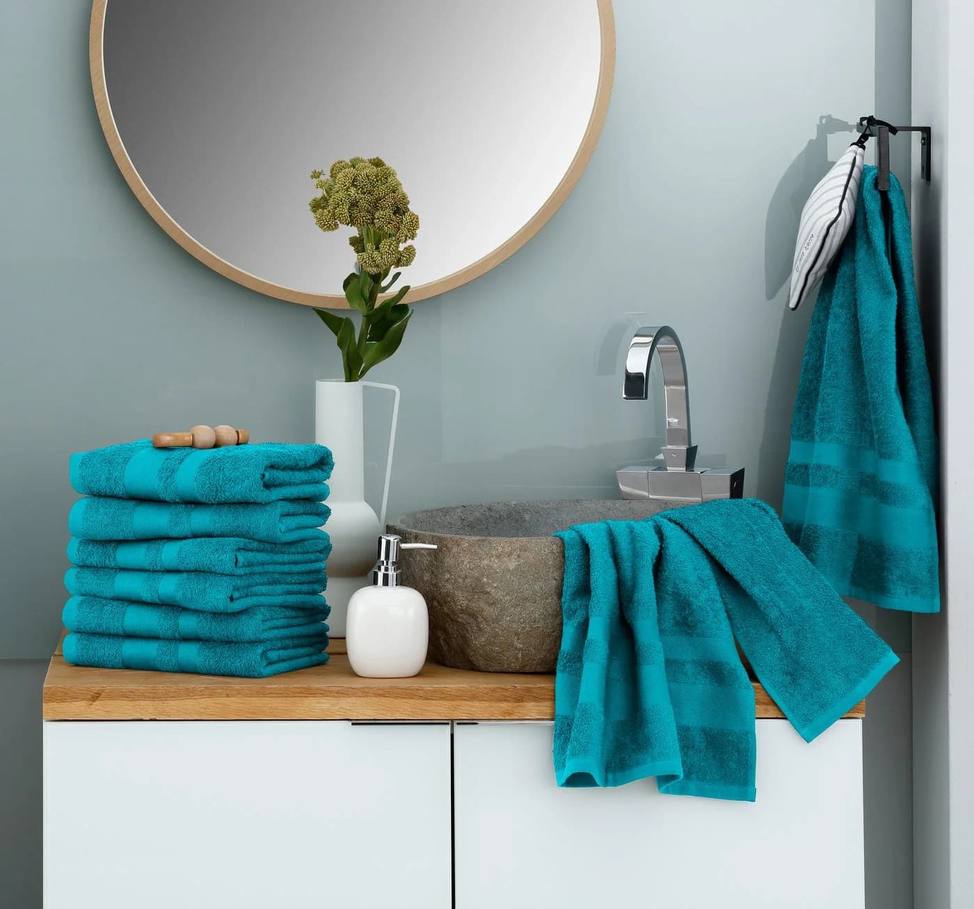 OTTO home Handtücher Vanessa Set 8-tlg. 50x100cm 100% Baumwolle