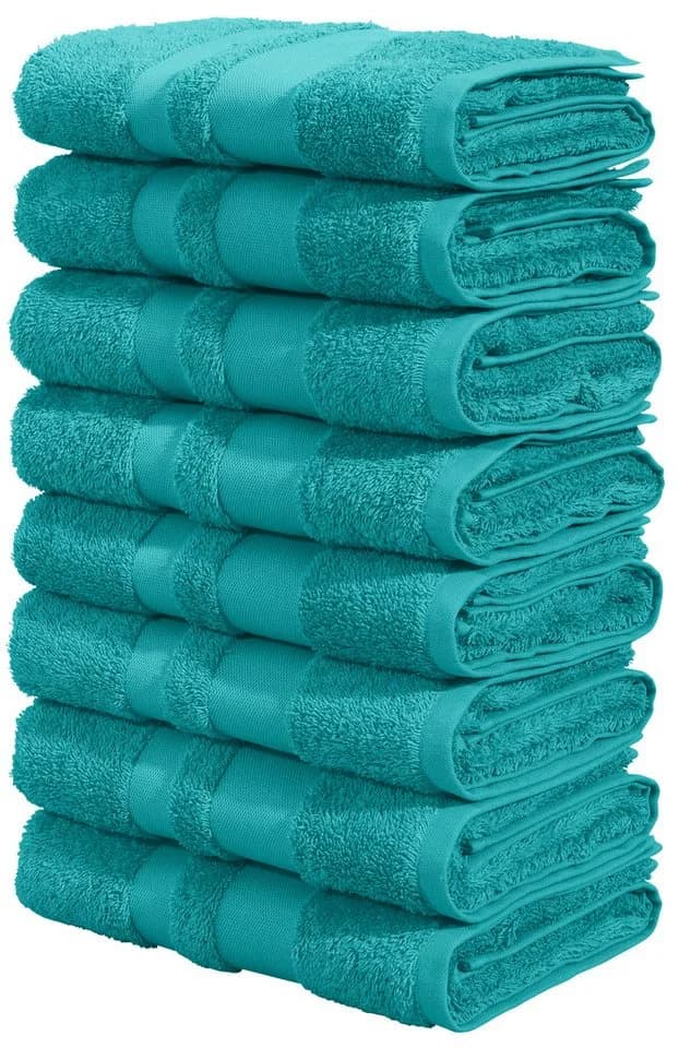 OTTO HOME Handtuch-Set Vanessa 8-tlg. Petrol Premium - Bild 2
