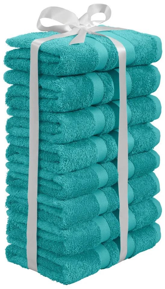 OTTO HOME Handtuch-Set Vanessa 8-tlg. Petrol Premium - Bild 4