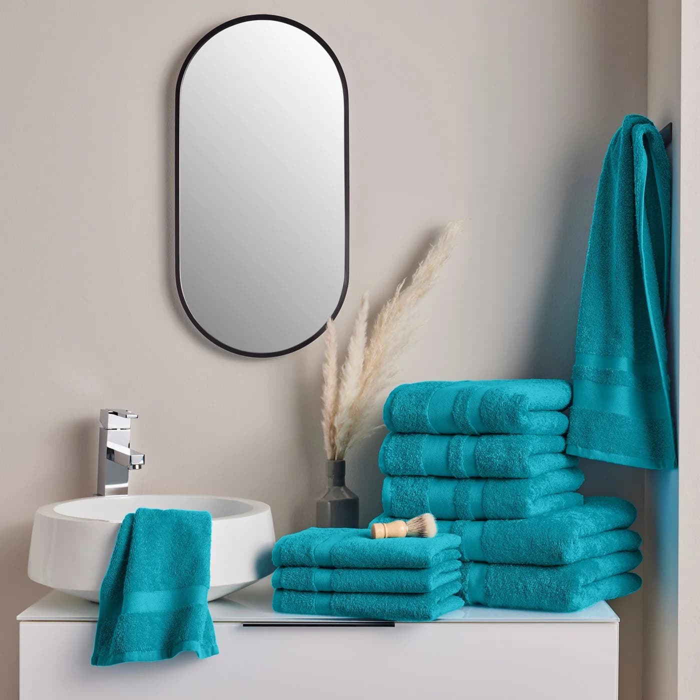 OTTO home Handtuch Set Vanessa 10-tlg. Walkfrottee 100% Baumwolle