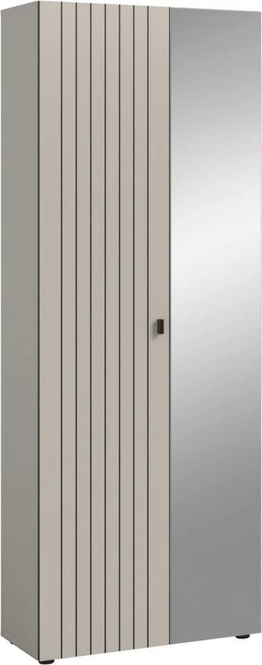 Garderobenschrank INOSIGN TATIO 192 cm Rillenoptik Spiegeltür - Bild 3