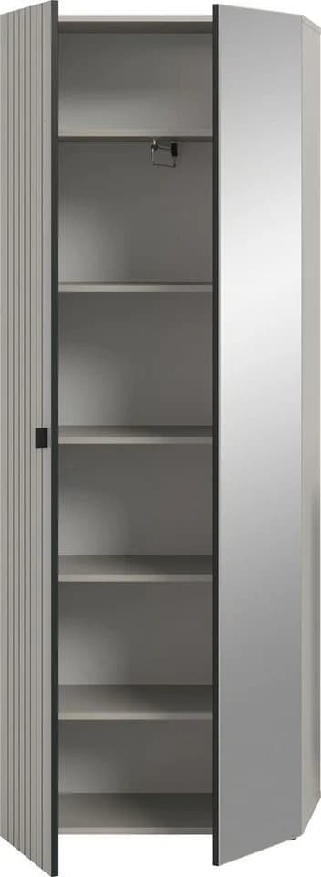 Garderobenschrank INOSIGN TATIO 192 cm Rillenoptik Spiegeltür - Bild 4