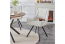Home Affaire Esszimmerstuhl Brandon 2er Set schwarz matt creme Bild 1
