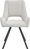 Home Affaire Esszimmerstuhl Brandon 2er Set schwarz matt creme Bild 5