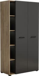 Computerschrank OTTO HOME Moid Schwarz mit Tastaturauszug Bild 2