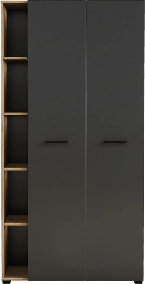 Computerschrank OTTO HOME Moid Schwarz mit Tastaturauszug - Bild 4
