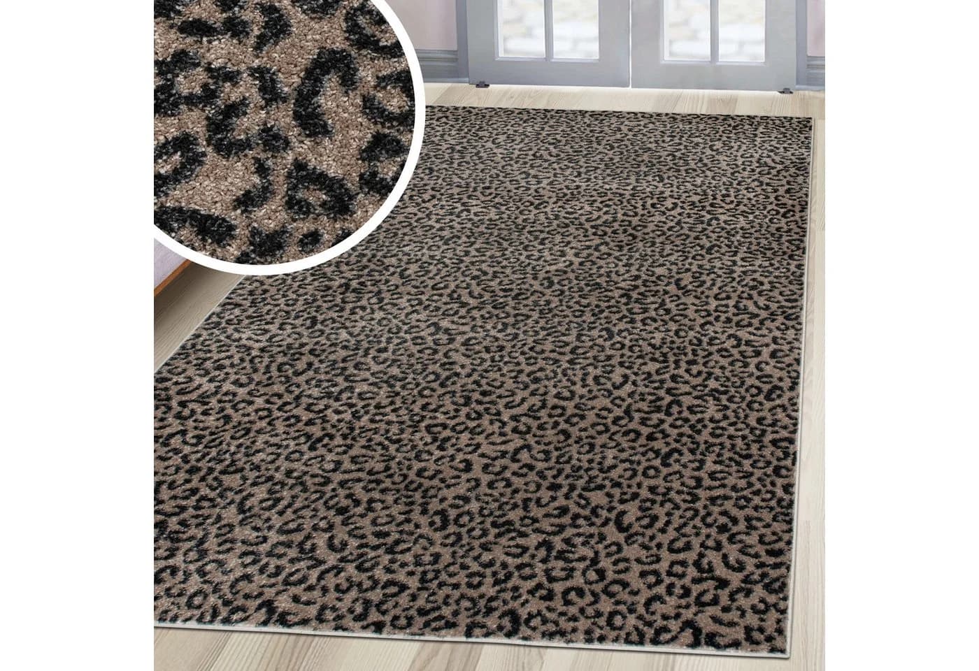 Teppich OTTO HOME Fynna Leoparden-Muster Animalprint Beige - Bild 2