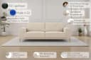 OTTO HOME 3-Sitzer Sofa Oland Skandi Wellenunterfederung Bild 3