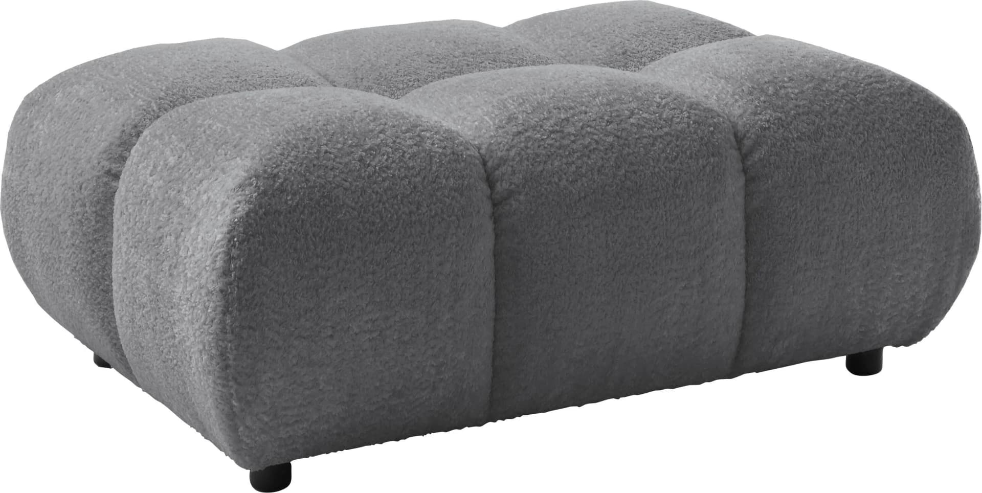 Polsterhocker Cozy Bubble von Home Affaire, Grau, 108x73 cm