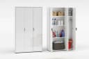 Mehrzweckschrank INOSIGN Stauraumschrank Weiß Hochglanz Bild 2