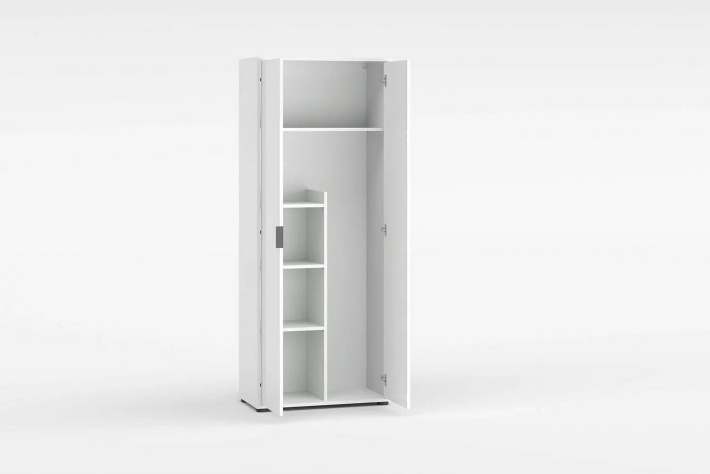 Mehrzweckschrank INOSIGN Stauraumschrank Weiß Hochglanz - Bild 3