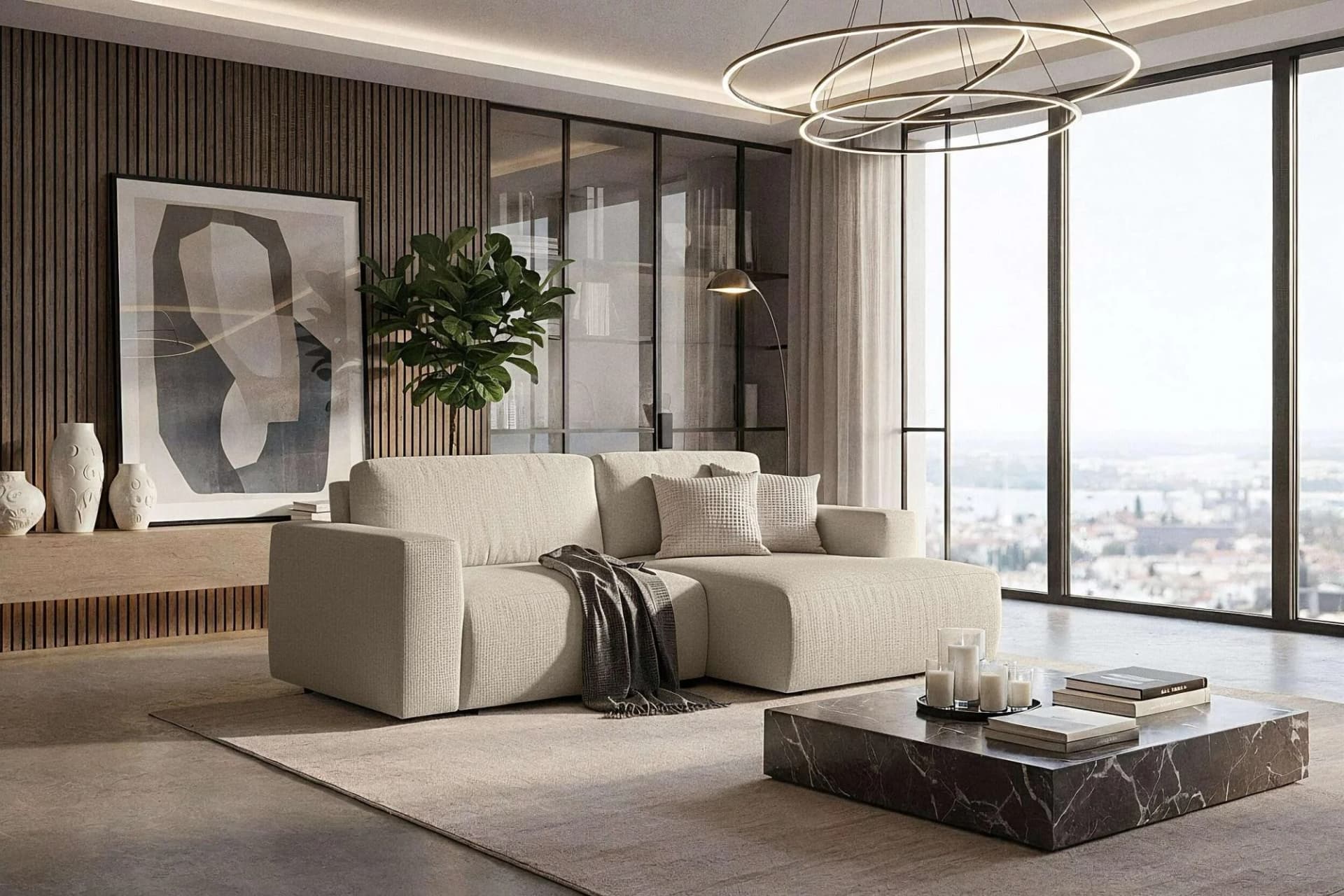 Schlafsofa HOME AFFAIRE Noord Schlafecksofa Beige