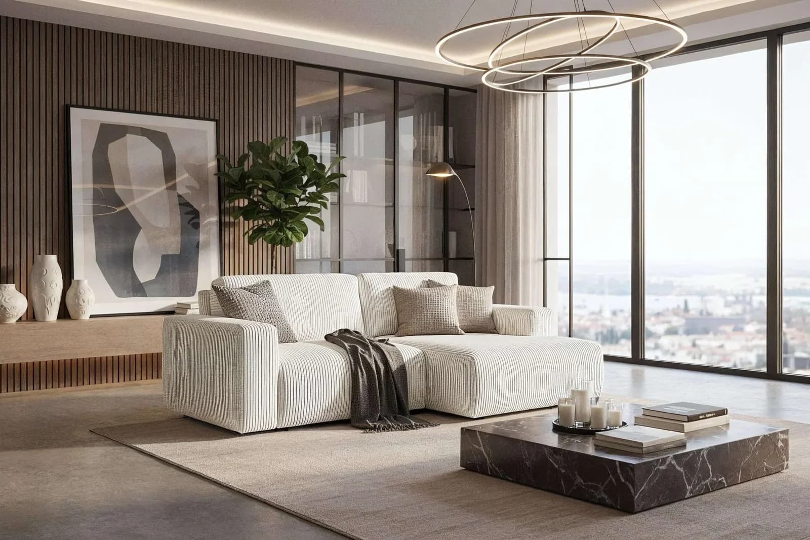 HOME AFFAIRE Schlafsofa Noord Schlafecksofa Cord