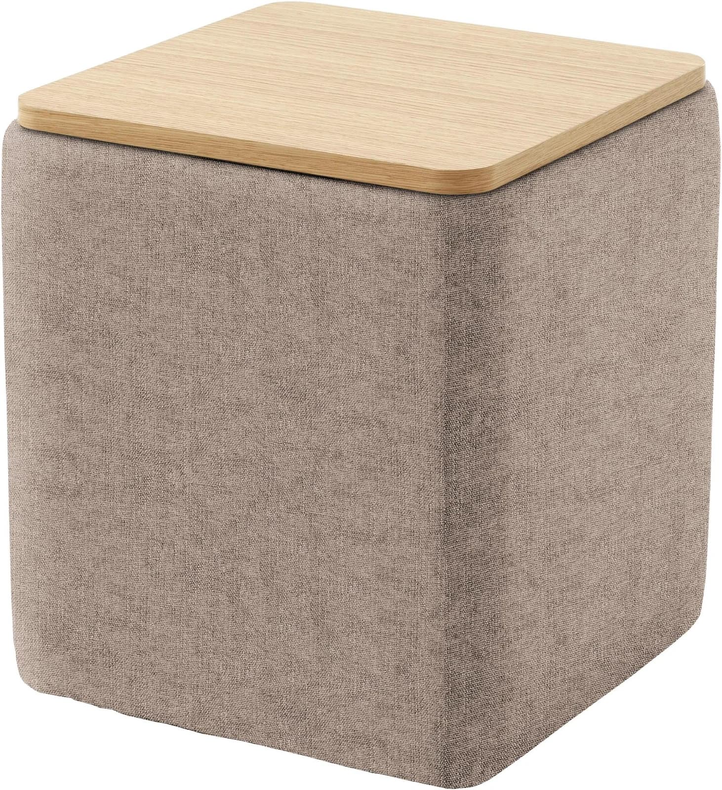 HOME AFFAIRE Ablagetisch Kyro Taupe Stauraum Buche