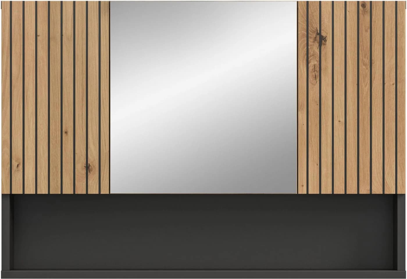 Welltime Spiegelschrank MANI Basalt Nachbildung Artisan Oak Nachbildung - Bild 3
