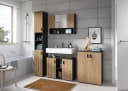 Welltime Spiegelschrank MANI Basalt Nachbildung Artisan Oak Nachbildung Bild 5