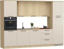 KOCHSTATION Küchenzeile KS-Luna 300 cm Beige/Weiss Bild 2