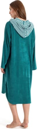 KANGAROOS Badeponcho Dalia smaragd Veloursfrottier Gr. L Bild 3