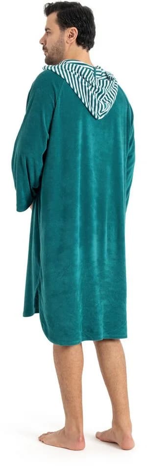 KANGAROOS Badeponcho Dalia smaragd Veloursfrottier Gr. L - Bild 4