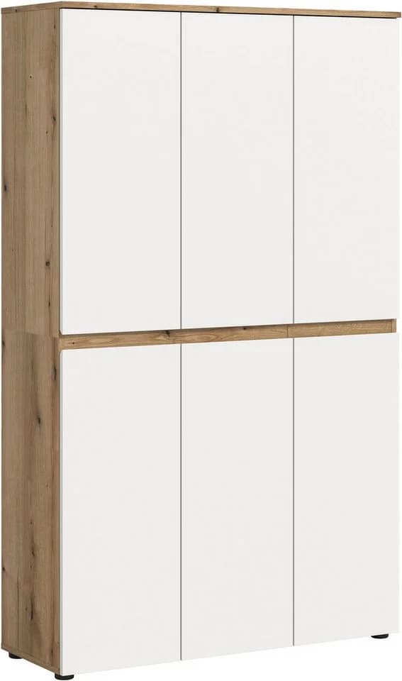 INOSIGN Mehrzweckschrank CIPELA Evoke Oak Nachbildung Weiß - Bild 2