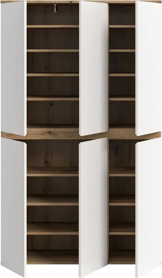 INOSIGN Mehrzweckschrank CIPELA Evoke Oak Nachbildung Weiß - Bild 4